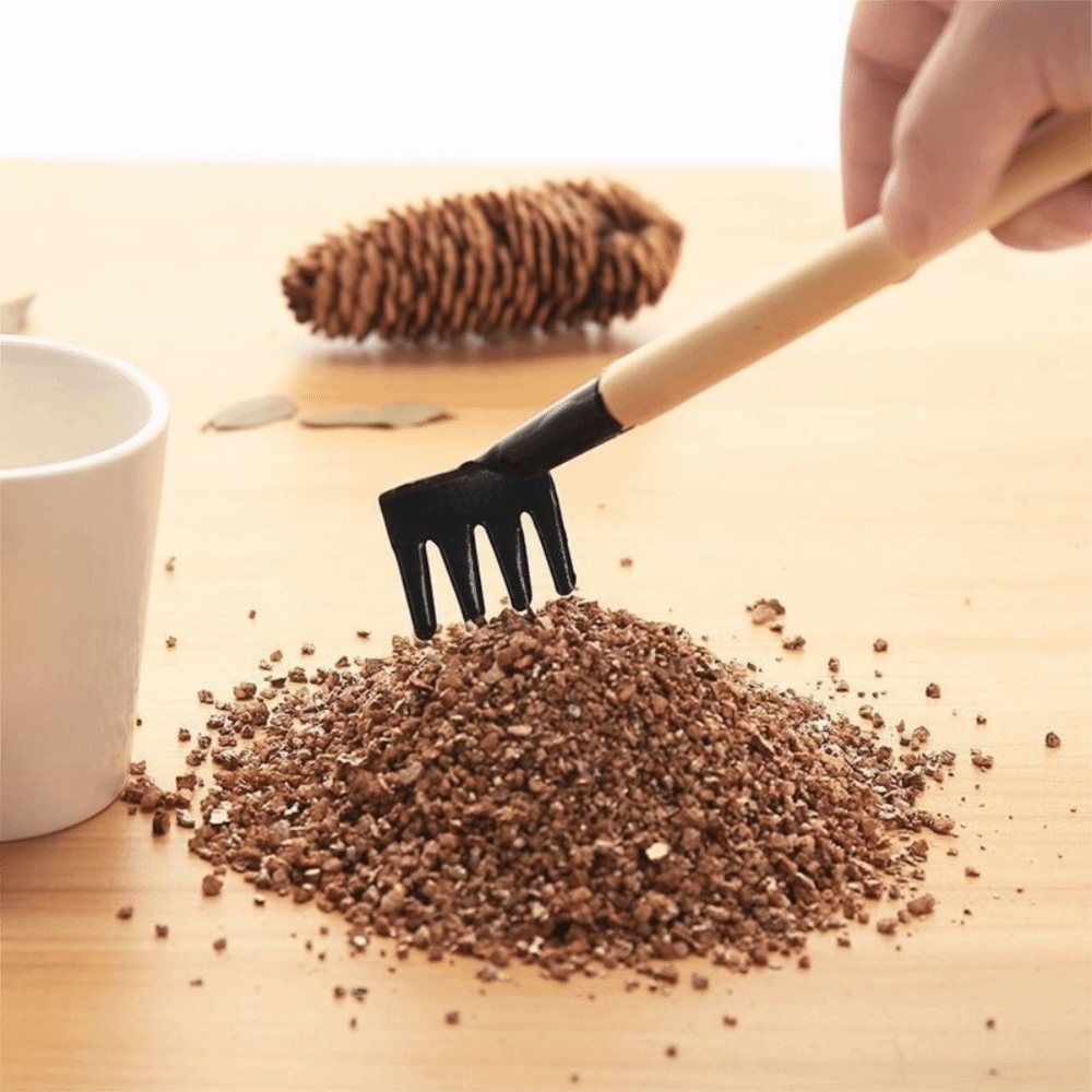 Spade Digging Fork - 多機能ミニガーデン植栽ツールセット木製ハンドル土掘りシャベル園芸ハンドツール頑丈なスケールシャベル