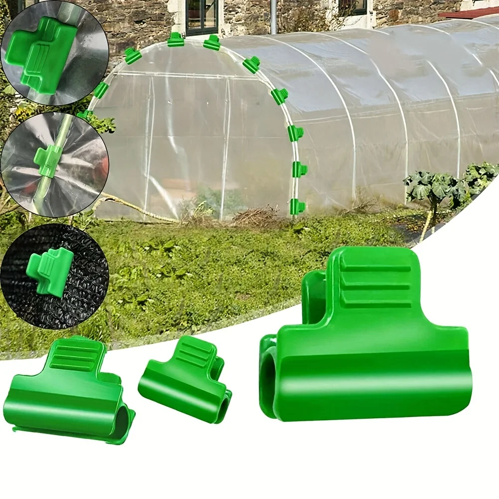 11mmの支柱用、耐久性に優れた温室用クランプ50個入り - - Gardening Tools Essential のレビューと価格