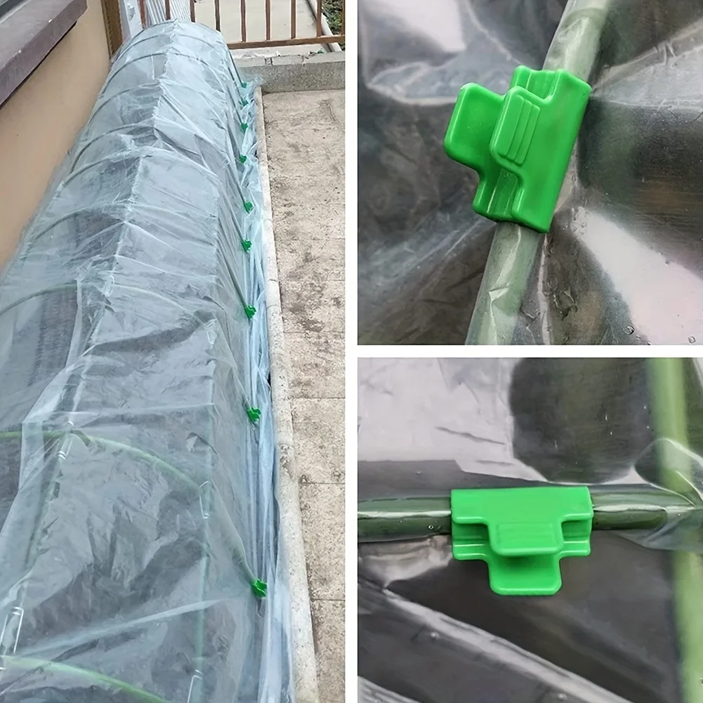 11mmの支柱用、耐久性に優れた温室用クランプ50個入り - - Gardening Tools Essential のレビューと価格