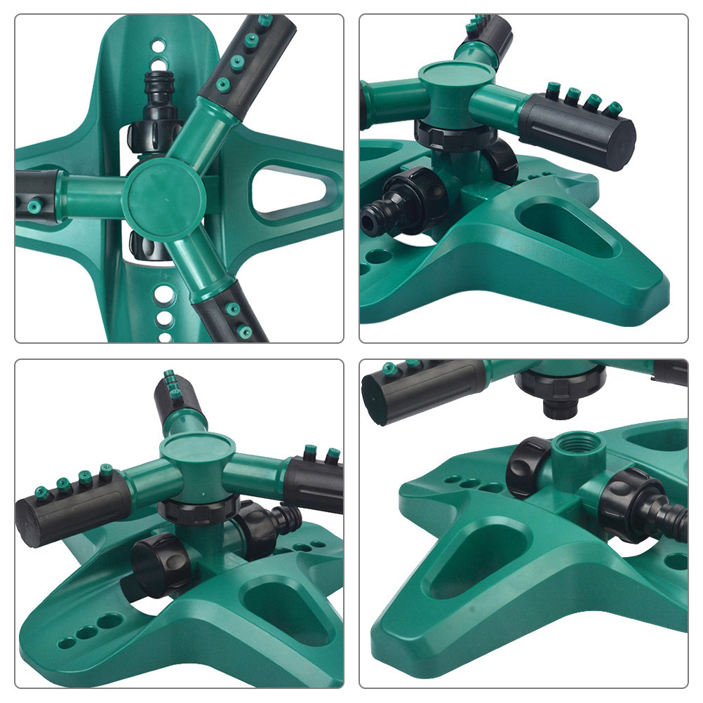 自動スプリンクラー、360度回転式、芝生への散水ノズル、庭の - Gardening Tools Vegetables のレビューと価格